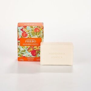 NWT Phebo - Mediterraneo - Sabonete em Barra Mandarina Asiatica 100Gr - 3.53 oz